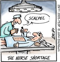 Image result for nurse shortage cartoon